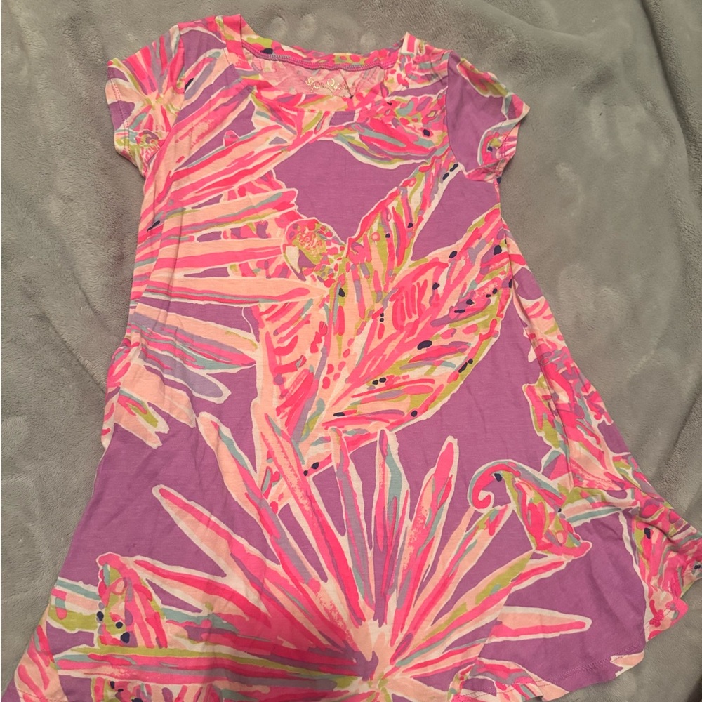 Lilly Pulitzer Pink and Purple Floral Dress